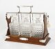 Antique Victorian English Silver Plated  3 Bottle Tantalus by Hobbs & Co C1870 | Ref. no. A4409 | Regent Antiques