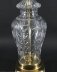 Vintage Large English Cut Glass Table Lamp Late 20th C | Ref. no. A4418a | Regent Antiques