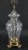 Vintage Large English Cut Glass Table Lamp Late 20th C | Ref. no. A4418a | Regent Antiques