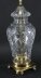 Vintage Large English Cut Glass Table Lamp Late 20th C | Ref. no. A4418a | Regent Antiques