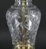 Vintage Large English Cut Glass Table Lamp Late 20th C | Ref. no. A4418a | Regent Antiques