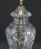 Vintage Large English Cut Glass Table Lamp Late 20th C | Ref. no. A4418a | Regent Antiques
