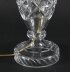 Vintage English  Cut Glass Table Lamp Late 20th C | Ref. no. A4418b | Regent Antiques