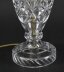 Vintage English  Cut Glass Table Lamp Late 20th C | Ref. no. A4418b | Regent Antiques