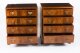Antique  Pair of Flame Mahogany Bedside Chests Cabinets Circa 1900 | Ref. no. A4430 | Regent Antiques