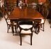 Antique 8ft  Flame Mahogany Dining Table C1870 & 10 Balloon Back Chairs | Ref. no. A4436a | Regent Antiques