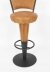 Antique Pair Walnut  and Tan Leather Art Deco Bar Stools 20th Century | Ref. no. A4438 | Regent Antiques