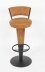 Antique Pair Walnut  and Tan Leather Art Deco Bar Stools 20th Century | Ref. no. A4438 | Regent Antiques