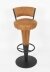 Antique Pair Walnut  and Tan Leather Art Deco Bar Stools 20th Century | Ref. no. A4438 | Regent Antiques