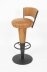 Antique Pair Walnut  and Tan Leather Art Deco Bar Stools 20th Century | Ref. no. A4438 | Regent Antiques