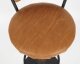 Antique Pair Walnut  and Tan Leather Art Deco Bar Stools 20th Century | Ref. no. A4438 | Regent Antiques