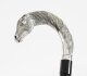 Vintage Silver Horse Head Ebonized Walking Cane Stick 2012 92cm/36.5nch | Ref. no. A4443 | Regent Antiques