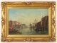 Antique Pair Oil Paintings Grand Canal Venice Alfred Pollentine  19th C | Ref. no. A4464 | Regent Antiques
