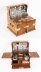 Antique 3 Decanter Golden Oak Tantalus Dry Bar Games Compendium 19th C | Ref. no. A4466 | Regent Antiques