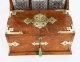 Antique 3 Decanter Golden Oak Tantalus Dry Bar Games Compendium 19th C | Ref. no. A4466 | Regent Antiques
