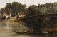 Antique 5ft Oil Painting "Sonning-on-Thames" Vernon Howard 19th C | Ref. no. A4476 | Regent Antiques
