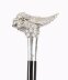 Antique Walking Stick Cane Silver Cockatoo\