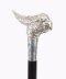Antique Walking Stick Cane Silver Cockatoo\