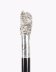 Antique Walking Stick Cane Silver Cockatoo\