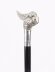Antique Walking Stick Cane Silver Cockatoo\