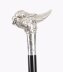 Antique Walking Stick Cane Silver Cockatoo\