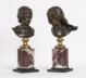 Antique Pair Italian Bronze Busts of Dionysus and Ariadne 19th C | Ref. no. A4480 | Regent Antiques