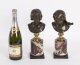 Antique Pair Italian Bronze Busts of Dionysus and Ariadne 19th C | Ref. no. A4480 | Regent Antiques