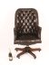 Vintage English Hand Made Leather Directors Desk Chair Mid 20th C | Ref. no. A4493 | Regent Antiques