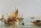 Antique Oil Painting "The Lagoon Venice" Jane Vivian 19th C | Ref. no. A4498 | Regent Antiques