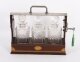 Antique Inlaid Walnut Three Cut  Crystal Decanter Tantalus C1870 19th C | Ref. no. A4501 | Regent Antiques