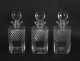 Antique Inlaid Walnut Three Cut  Crystal Decanter Tantalus C1870 19th C | Ref. no. A4501 | Regent Antiques