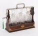 Antique Inlaid Walnut Three Cut  Crystal Decanter Tantalus C1870 19th C | Ref. no. A4501 | Regent Antiques