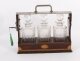 Antique Inlaid Walnut Three Cut  Crystal Decanter Tantalus C1870 19th C | Ref. no. A4501 | Regent Antiques