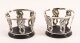 Antique Pair Silver Plated Wine Bottle Coasters  Circa 1900 | Ref. no. A4516 | Regent Antiques