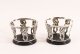 Antique Pair Silver Plated Wine Bottle Coasters  Circa 1900 | Ref. no. A4516 | Regent Antiques