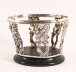 Antique Pair Silver Plated Wine Bottle Coasters  Circa 1900 | Ref. no. A4516 | Regent Antiques