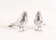 Antique Pair of Silver Plate Bronze Table Doves  Circa1900 | Ref. no. A4517 | Regent Antiques