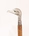 Antique Walking Stick Cane Silver Duck Head Handle dated 1909  94cm 37inches | Ref. no. A4528a | Regent Antiques