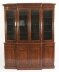 Antique Pair English Flame Mahogany Library Breakfront Bookcases 19th C | Ref. no. A4529a | Regent Antiques
