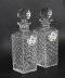Antique Victorian Pair of Hobnail Cut  Crystal Decanters  Circa 1880 19th C | Ref. no. A4541 | Regent Antiques