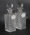 Antique Victorian Pair of Hobnail Cut  Crystal Decanters  Circa 1880 19th C | Ref. no. A4541 | Regent Antiques