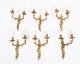 Antique Set of 6 French Neo-Classical Style Ormolu Wall Lights 19th C | Ref. no. A4550b | Regent Antiques