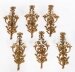 Antique Set of 6 French Louis Revival 3 Branch Ormolu Wall Lights  20th C | Ref. no. A4551 | Regent Antiques