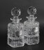 Antique Victorian Pair of Hobnail Cut Crystal Decanters Circa 1880 19th C | Ref. no. A4555 | Regent Antiques