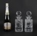Antique Victorian Pair of Hobnail Cut Crystal Decanters Circa 1880 19th C | Ref. no. A4555 | Regent Antiques