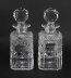 Antique Victorian Pair of Hobnail Cut Crystal Decanters Circa 1880 19th C | Ref. no. A4555 | Regent Antiques