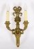 Antique Pair of French Louis Revival 2 Branch  Ormolu Wall Lights C1860 | Ref. no. A4557 | Regent Antiques