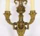 Antique Pair of French Louis Revival 2 Branch  Ormolu Wall Lights C1860 | Ref. no. A4557 | Regent Antiques