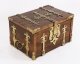 Antique Burr Walnut Brass Mounted Strongbox Coffre Fort  19th C | Ref. no. A4559 | Regent Antiques