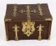 Antique Burr Walnut Brass Mounted Strongbox Coffre Fort  19th C | Ref. no. A4559 | Regent Antiques